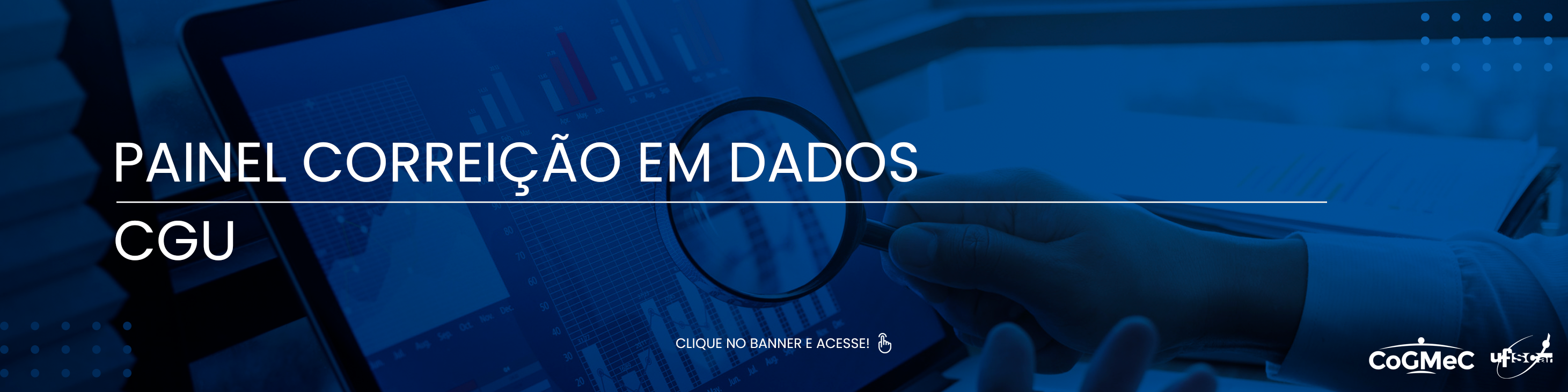 Banner de acesso ao Painel Correição em Dados da Controladoria-Geral da União